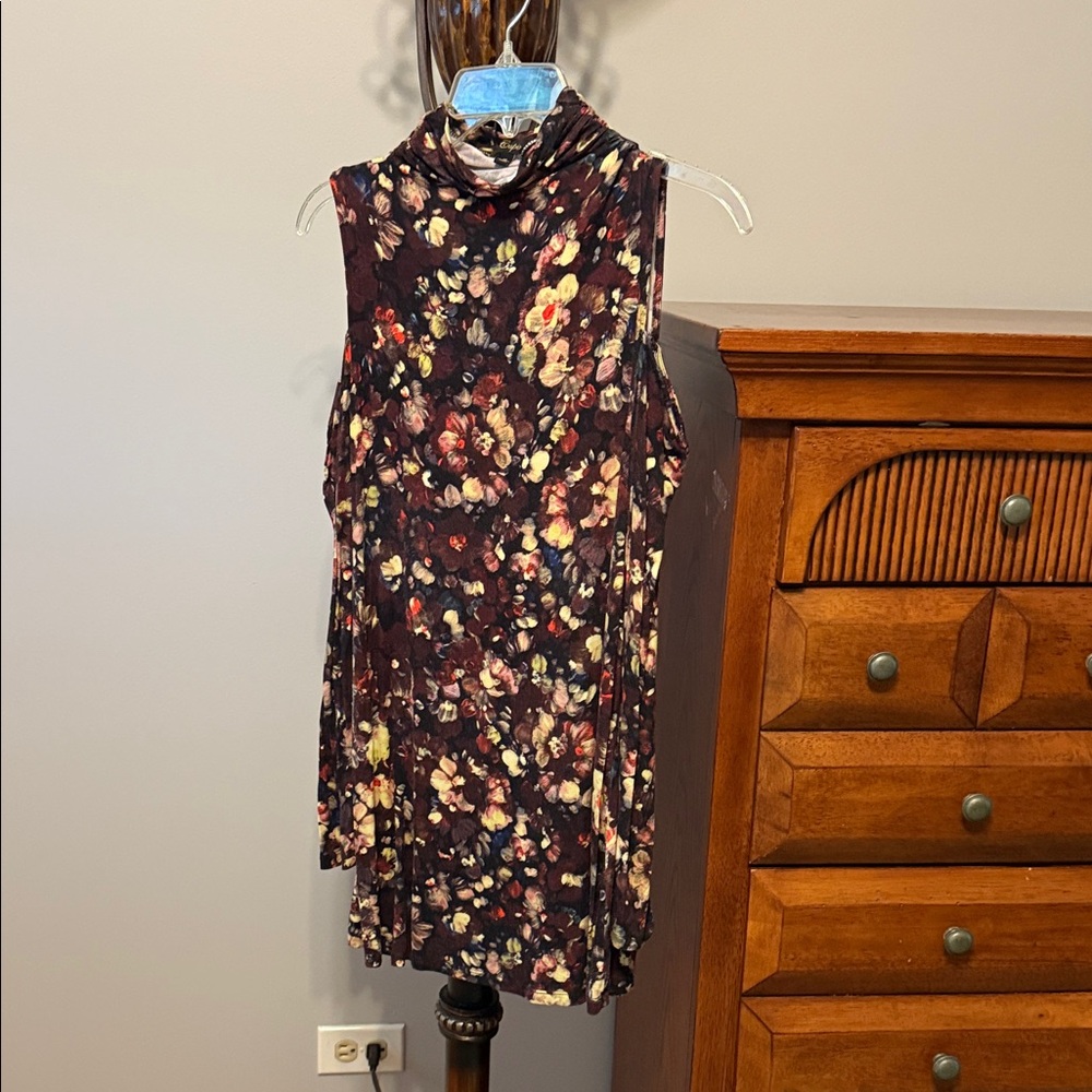 Cupio Multicolor Floral Tunic
